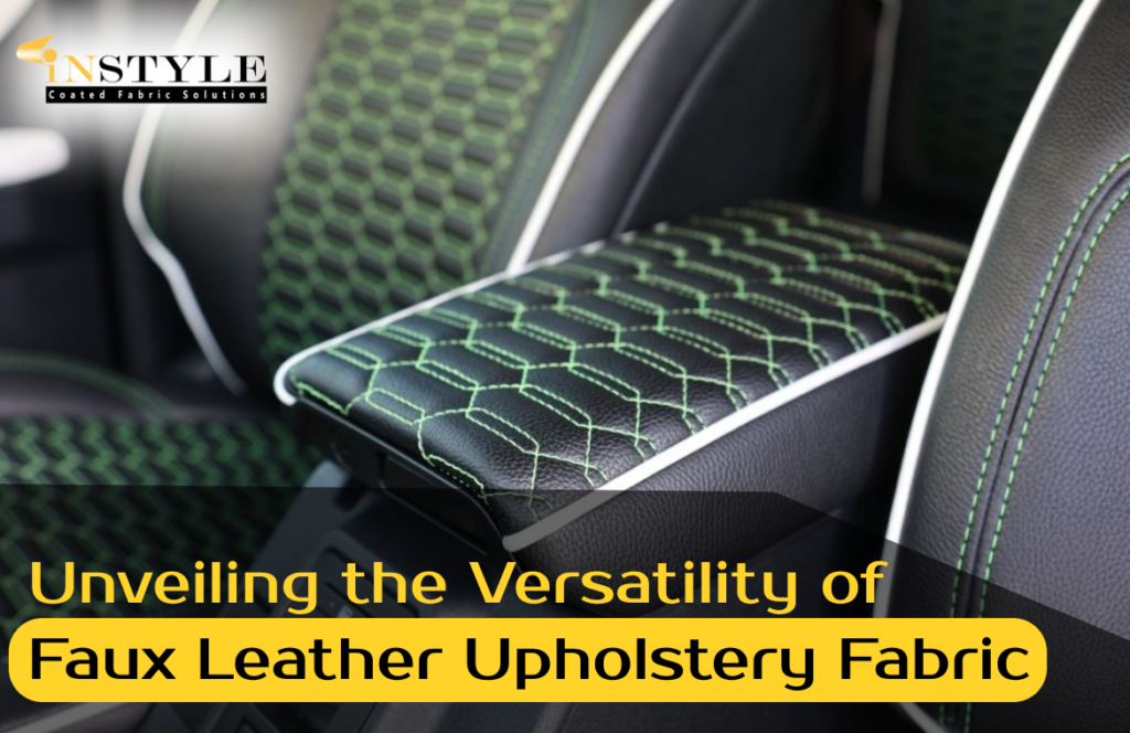 Faux Leather Upholstery Fabric