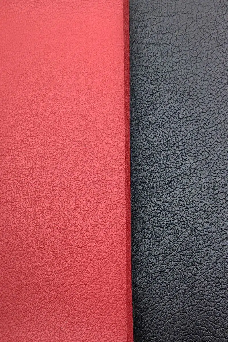 Botany Mer flat micro-grain faux leather texture with pressed uniform surface used for luxury automotive and marine upholstery.