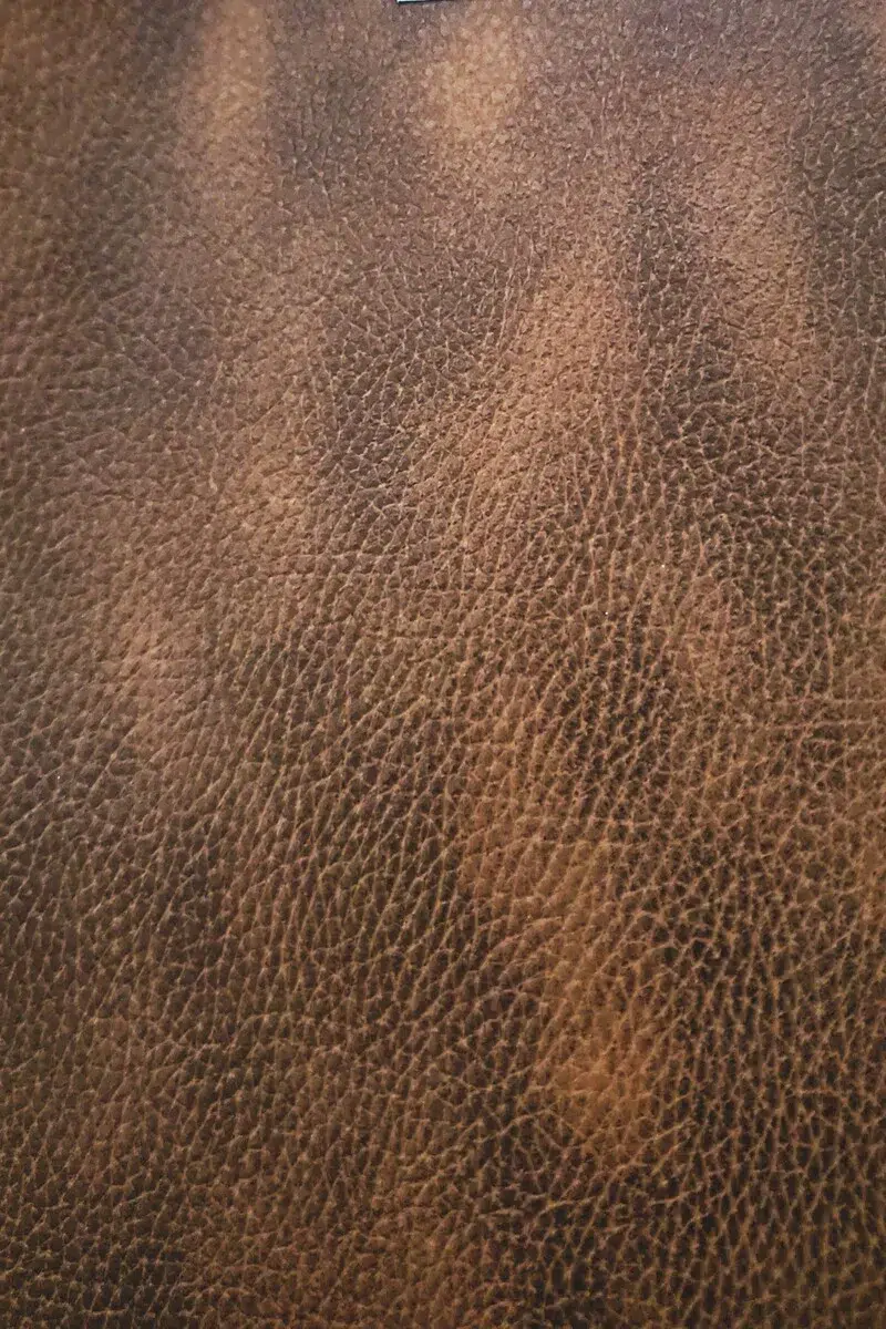 Distressed two-tone pebble grain vinyl faux leather texture Marvella