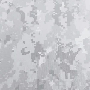 Digital camo vinyl texture in Arctic White from the CamoShield collection