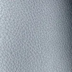 Pearlized pebbled leather texture in Silver Pearl 32 from Montello Mer with luminous shimmer and medium pebble grain