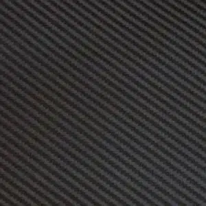 Black marine interior vinyl material carbon fiber diagonal weave pattern swatch