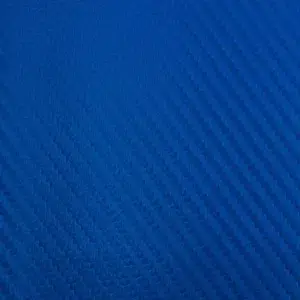 Blue marine interior vinyl material carbon fiber diagonal weave pattern swatch