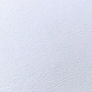 Ice white marine leather upholstery fabric with anti-stain coating