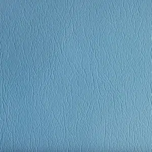 Skyfall blue marine vinyl leather fabric swatch with anti-stain coating by EchoMer