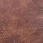 Light Tobacco Brown King Ranch marine vinyl fabric sample highlighting the authentic rich boat leather texture.