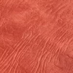 Terracotta King Ranch marine vinyl fabric sample highlighting the premium rich textured boat leather grain.
